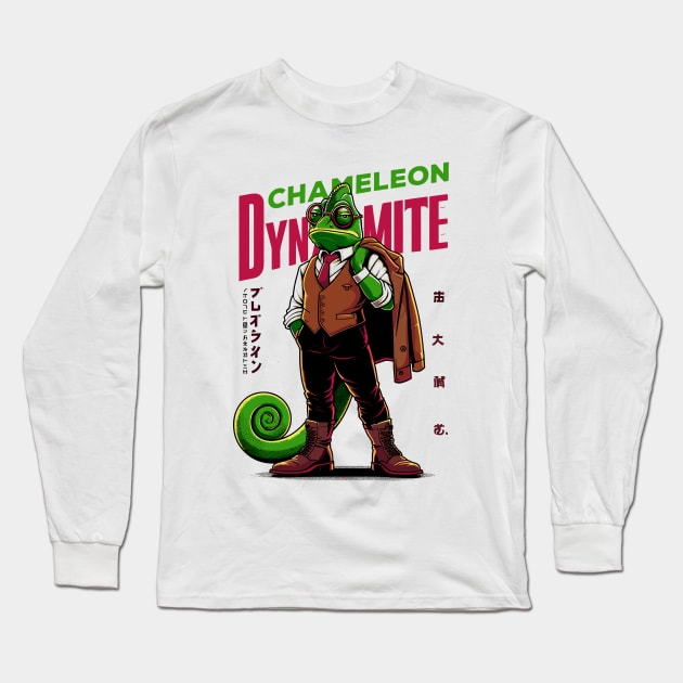 Chameleon Dynamite Long Sleeve T-Shirt by Lima's